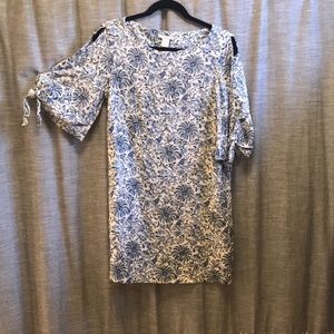 H&M bell sleeve mini dress